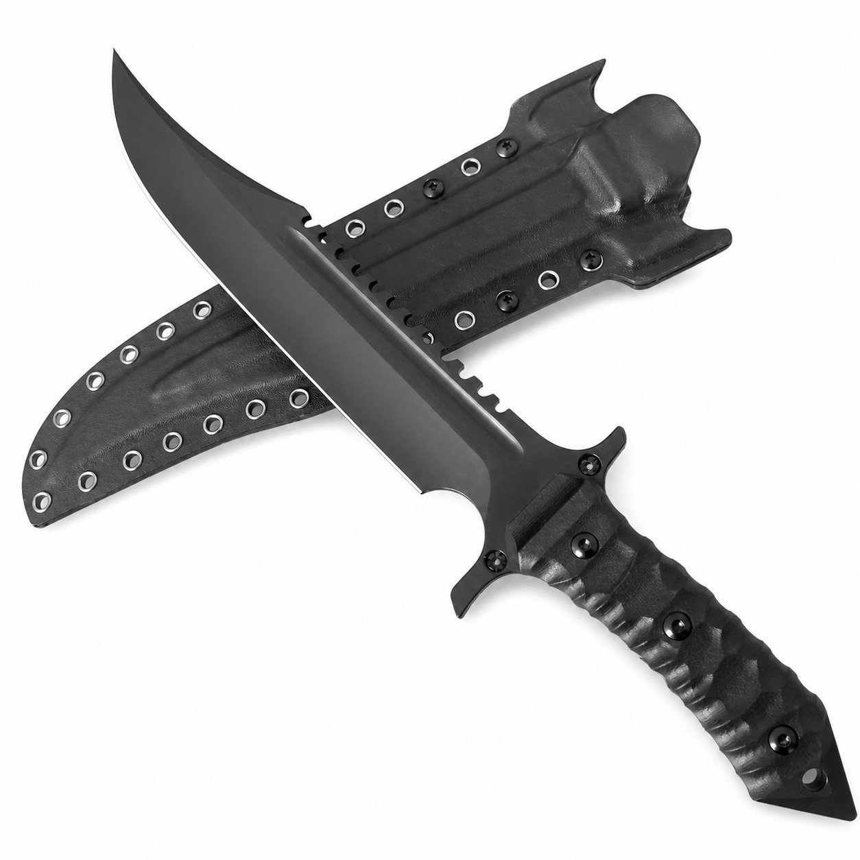 Ghost Mirror Lan Fixed Blade Knife